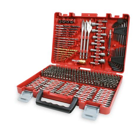 craftsman  piece drill drive bit set accessory kit hard case included ebay
