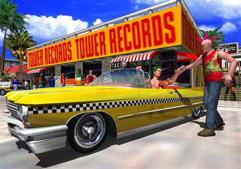 crazy taxi  promotional art mobygames