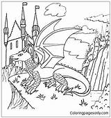 Puff Magic Dragon Pages Coloring Color sketch template