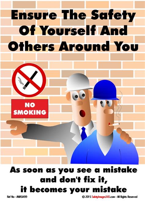 Awareness Safety Poster Ensure The Safety Of Yourself And Others