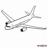 A320 Sketchok Plane Jets sketch template