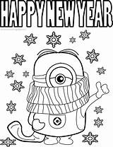 Coloring Year Minions Happy Funny Weather Quotes Cold Pages Minion Wecoloringpage sketch template