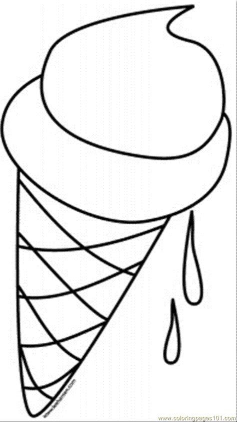 coloring pages ice cream cone food fruits desserts