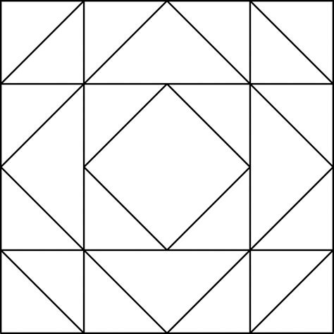 geometric block pattern  clipart