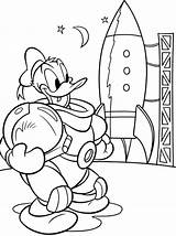 Coloring Donald Pages Duck Disney Kids Printable Mickey Astronaut Space Para Colorear Sheets Book Dibujos Info Choose Board дисней Kleurplaat sketch template