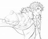 Mikoto Suoh sketch template