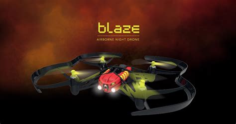 parrot airborne night drone blaze drohnen und technik