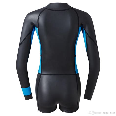 2020 2mm Smooth Skin One Piece Long Sleeve Diving Wetsuit For Women