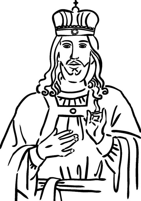 pin  king coloring pages