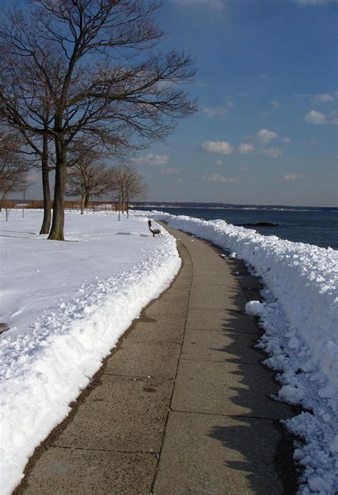 new rochelle ny glen island park after feb 2006 blizzard photo picture image new york at