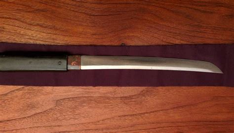 wakizashi ww seppuku knife trench artifact catawiki