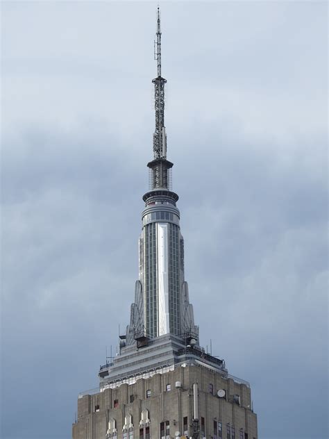 empire state building spire restoration nears completion  midtown