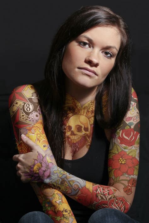 sleeve tattoo designs  girls top art styles
