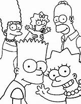 Simpsons Coloring Pages Marge Cartoons Color Drawing Kids Post Family Newer Older Getdrawings Printable Characters Coloringpages101 sketch template