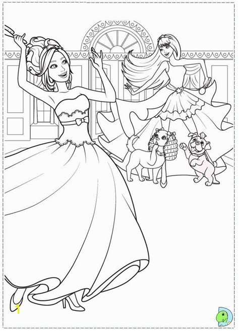 barbie  dancing princesses coloring pages divyajananiorg
