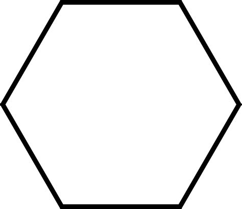 hexagon  clipart