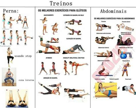 ginástica musculação em casa exercícios planilhas de treino