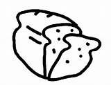 Coloring Bread Drawing Pages Place Color Clipartbest Clipart sketch template