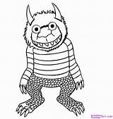 Wild Things Coloring Where Pages Printable Clipart Max Popular Library Books sketch template