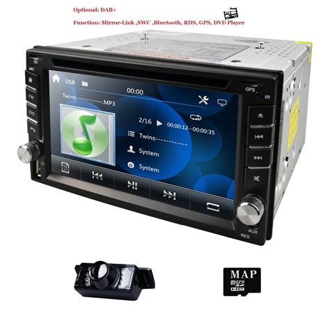 car dvd player  dash stereo mp head unit cd camera parking gps navigator  din autoradio