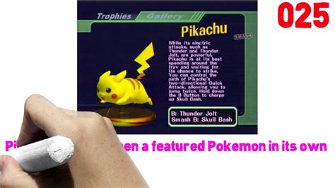 Video Pokedex 025 Pikachu Youtube