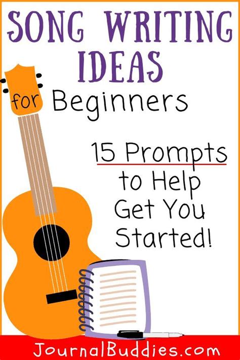 Songwriting Ideas For Beginners Writing Songs Inspiration