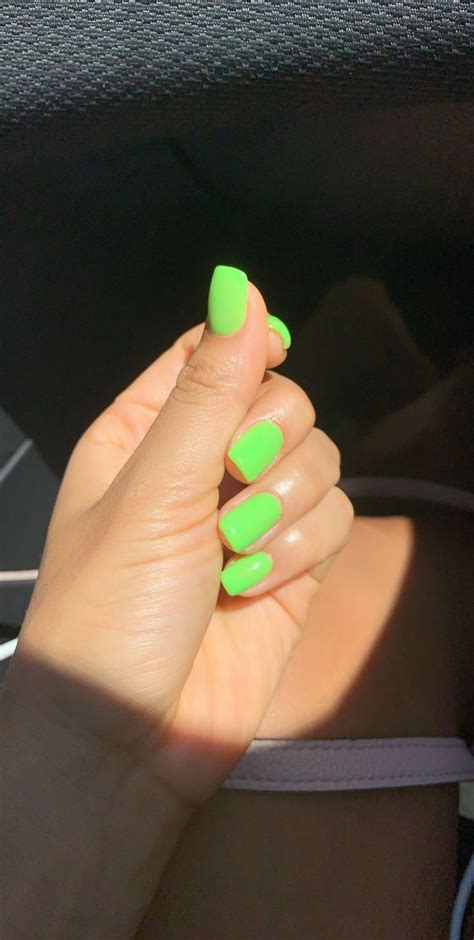 neon nails   neon green nails green nails neon nails