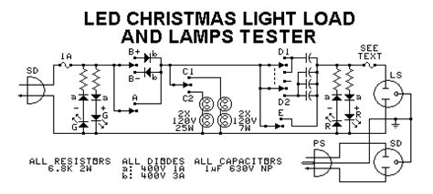 circuit diagram  led christmas lights