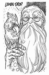 Dumbledore Albus Craig Rousseau sketch template