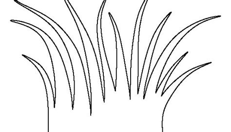 grass pattern   printable outline  crafts creating stencils
