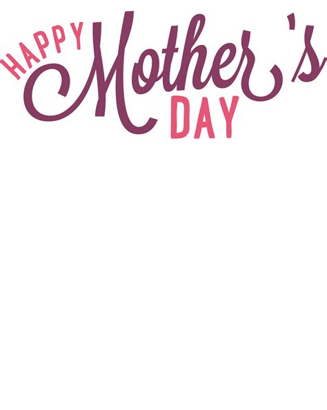 The Words Happy Mother S Day Are Written In Pink