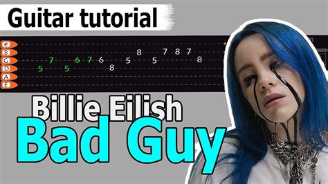 billie eilish bad guy easy guitar tutorial chords   play guitar lesson youtube