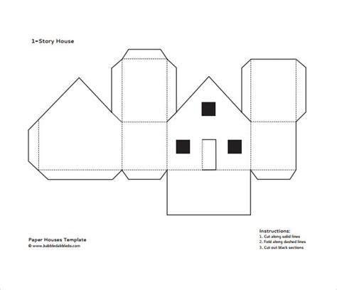 paper house printable template google sok paper house template