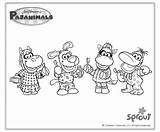 Pajanimals Coloring Pages Teeth Brushing Kids Choose Board sketch template