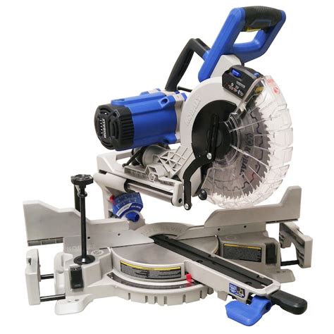Kobalt 10 In 15 Amp Dual Bevel Sliding Compound Corded Miter Saw With