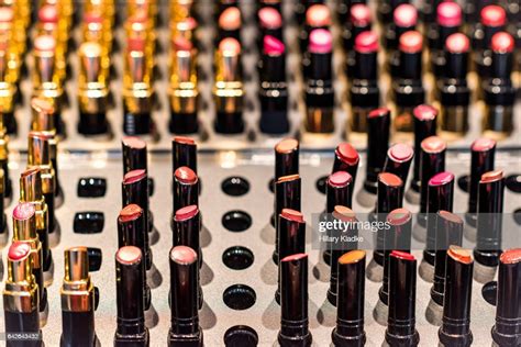 Trial Lipstick At A Makeup Counter Photo Getty Images