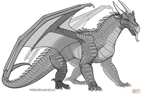 mythical dragon printable dragon coloring pages  action coloring