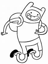 Adventure Time Coloring Pages Printable Print Finn Color Jake Coloringpagesabc Para Posted Hora sketch template