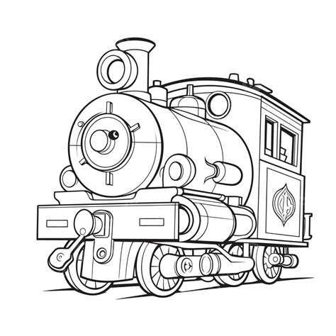 engine coloring page big engine coloring pages outline sketch