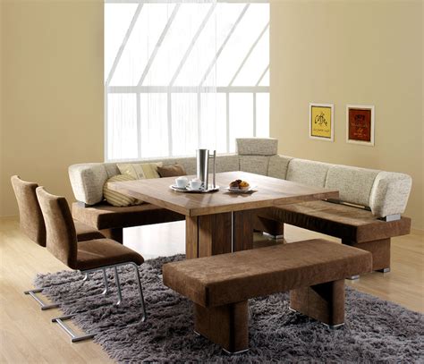 modern bench style dining table set ideas homesfeed