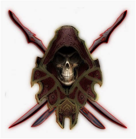 warframe skull clan logos hd png  reaper warframe clan
