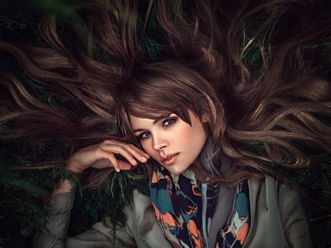 Anastasiya Scheglova Russian Brunette Model Girl Wallpaper 059