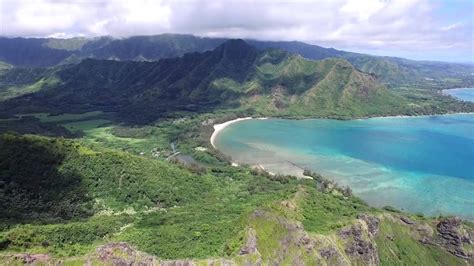 hawaii drone paradise     perspective puu manamana youtube