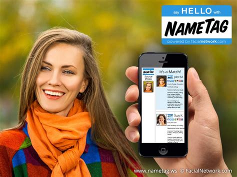 nametag facial recognition app scans faces for dating profiles