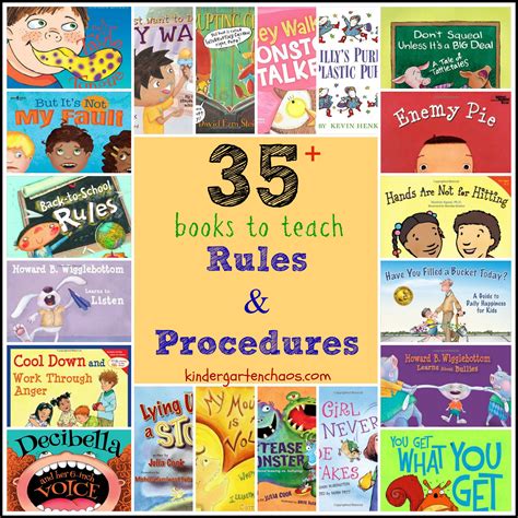 books   teach classroom rules  procedures