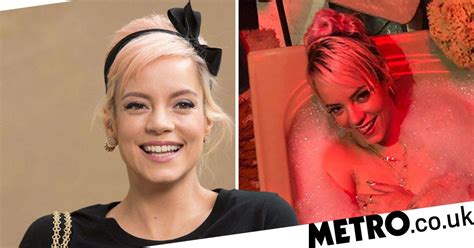Lily Allen Naked Bath Snap Posted To Promote New Album No Shame Metro