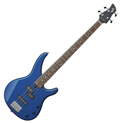 yamaha trbx bass guitar dark metallic blue  gearmusic