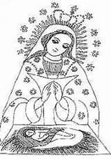 Altagracia Virgen Centinela Preparatoria Oración sketch template