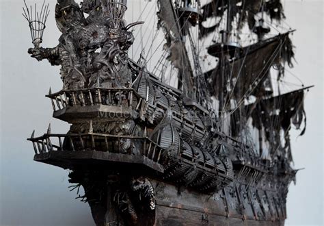 Flying Dutchman Ghost Pirate Ship Model