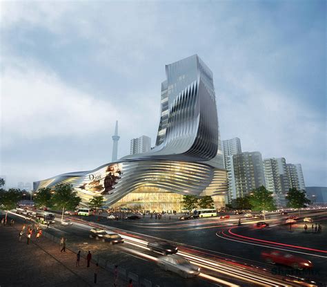 shopping mall mix  project rendering sharkmix li cgarchitect architectural